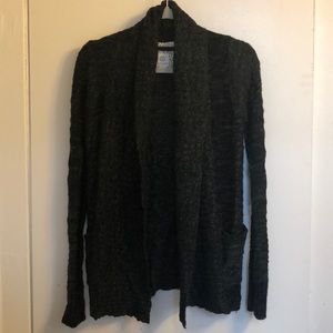 Charcoal gray cardigan